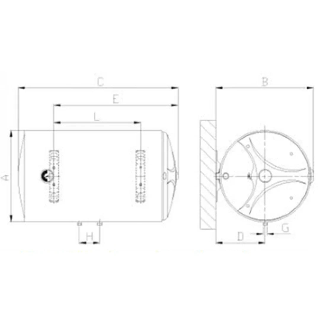 Máy Nước Nóng Ferroli QQ ME 20L Gián Tiếp 2500W