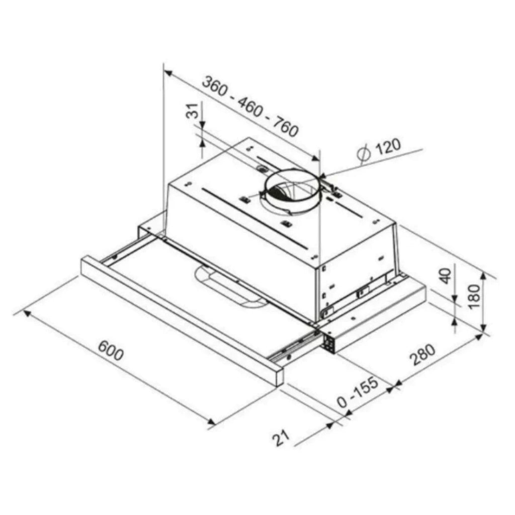 Máy hút mùi Samsung NK24M1030IS/UR