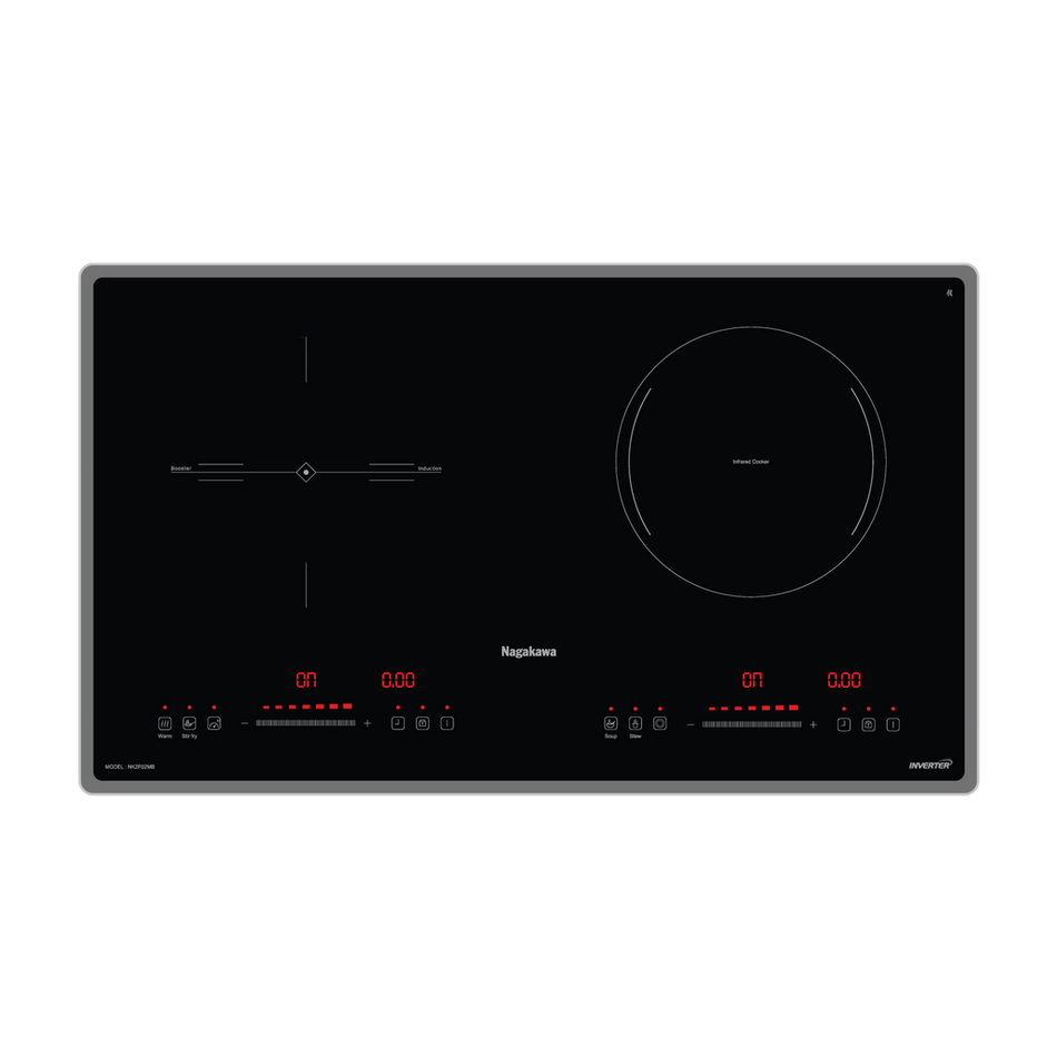 Bếp Từ Hồng Ngoại Nagakawa NK2F02MB 2 Vùng Nấu