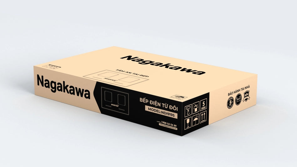 Bếp Từ Nagakawa NDI9195 2 Vùng Nấu