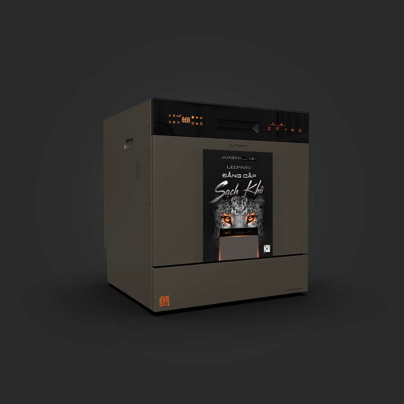 Máy Rửa Chén Junger JG Leopard DWJ-133-MS