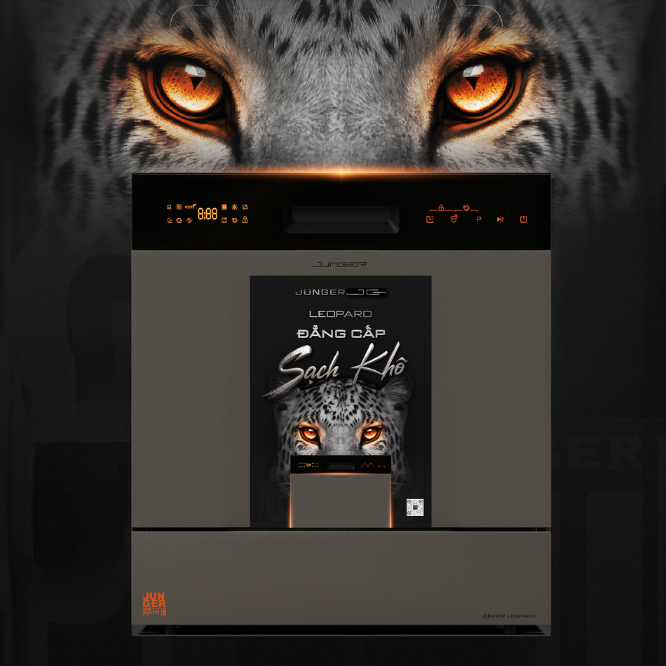 Máy Rửa Chén Junger JG Leopard DWJ-133-MS