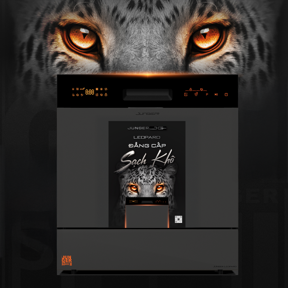 Máy Rửa Chén Junger JG Leopard DWJ-136-VG
