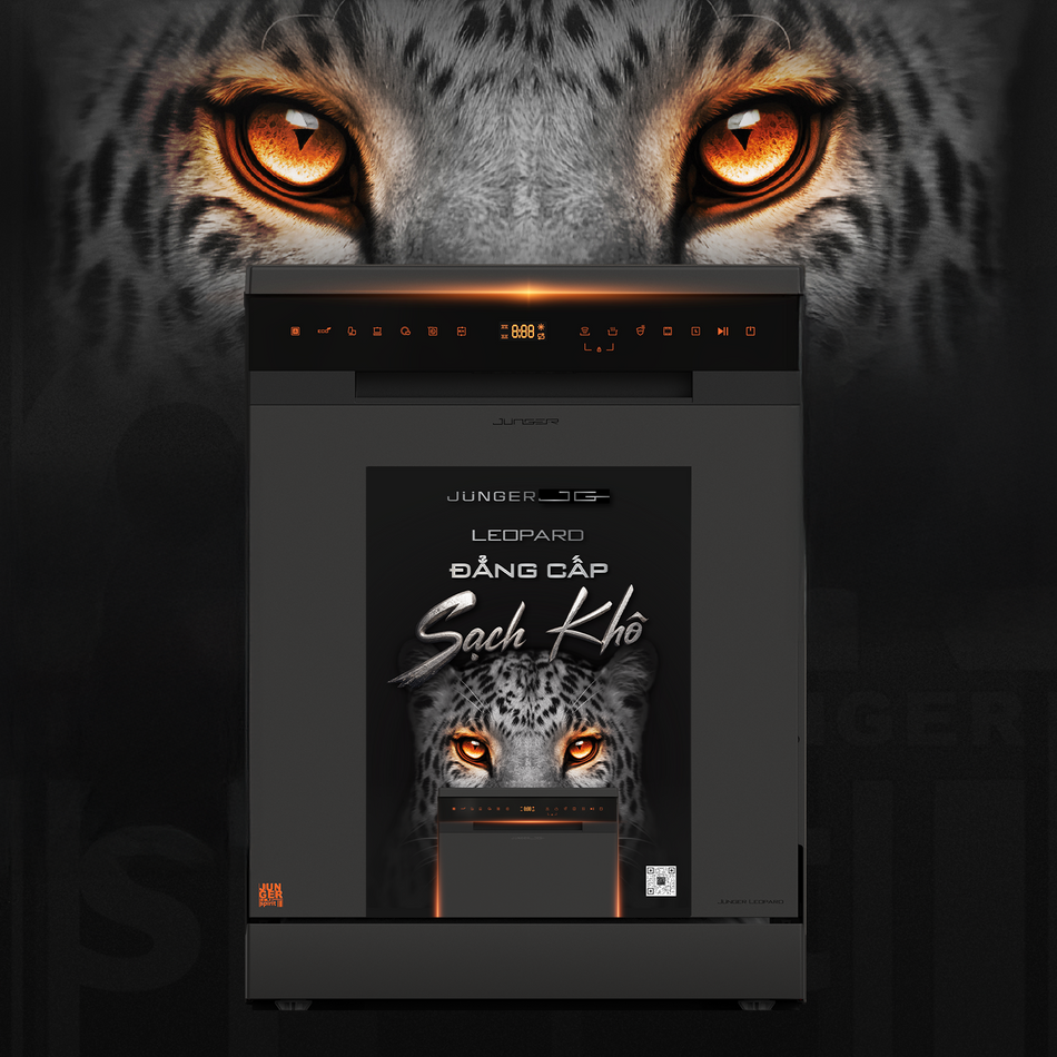 Máy Rửa Chén Junger Leopard DWJ-183-VG