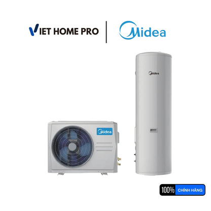 Máy bơm nhiệt Midea MHW-F30WN1E + MT-200R30 Split 200L