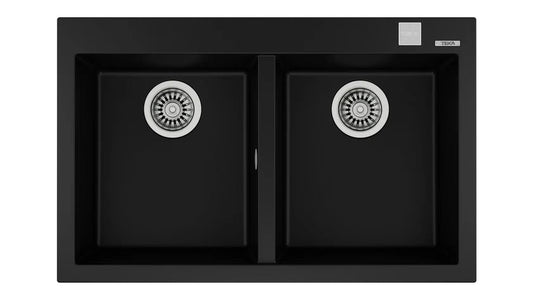 Chậu Đá Rửa Chén Teka ForSquare 2B 790 TG 115260016 115260014 2 Hộc 790x500 mm
