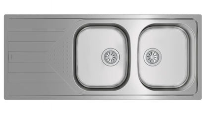Chậu Rửa Chén TEKA Universe 80 T-XP 2B 1D 115170001 2 Hộc 1160x500 mm