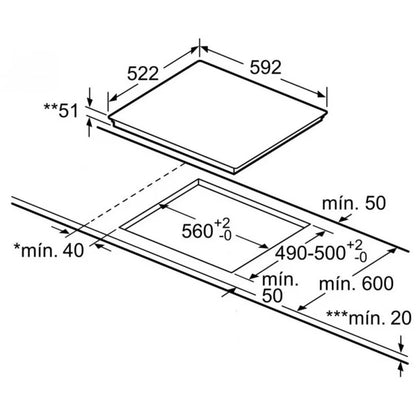 Bếp Từ Bosch PUC631BB2E 3 Vùng Nấu Từ Serie 4 - Bếp Việt Pro