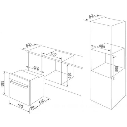 Lò Nướng Malloca MSO-A75TFT (MSOA75TFT) Đa Năng