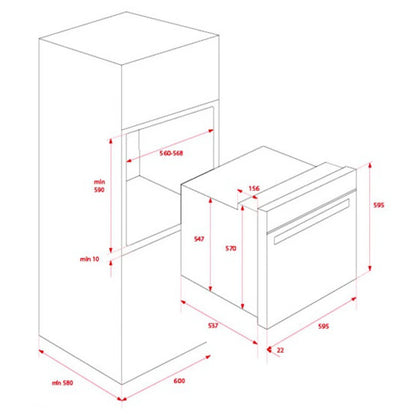 Lò Nướng Teka iOVEN INOX 41560160 Lắp Âm