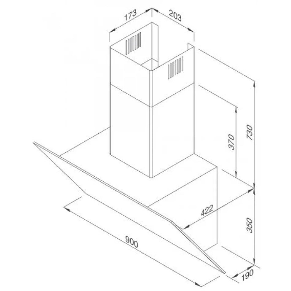 Máy Hút Khói Khử Mùi Malloca VITA V-4 Áp Tường