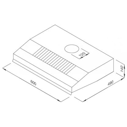 Máy Hút Khói Khử Mùi Malloca H342.6 Cổ Điển