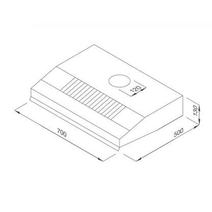 Máy Hút Khói Khử Mùi Malloca H342.7 TC Cổ Điển
