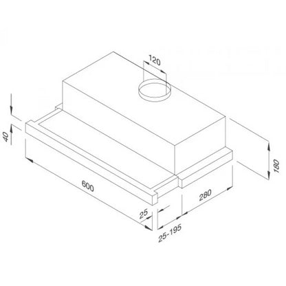 Máy Hút Khói Khử Mùi Malloca K1506 TC Âm Tủ
