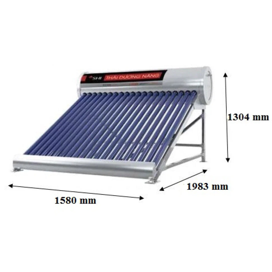 Máy Nước Nóng Năng Lượng Mặt Trời Sơn Hà TITAN Ống Dầu 200L Ø58
