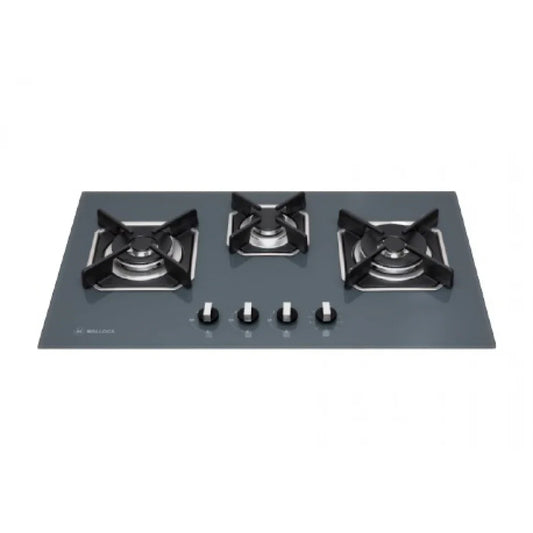 Bếp Gas Malloca AS 9603DG Mặt Kính 3 Vùng Nấu