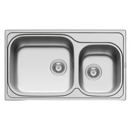 Chậu Rửa Pyramis HMH.107125001 AMALTIA PLUS (86X50) 2B - Bếp Việt Pro