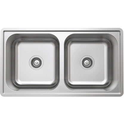 Chậu Bếp Hafele HS20-SSN2R90M 567.20.493 Hai Hộc Inox 304