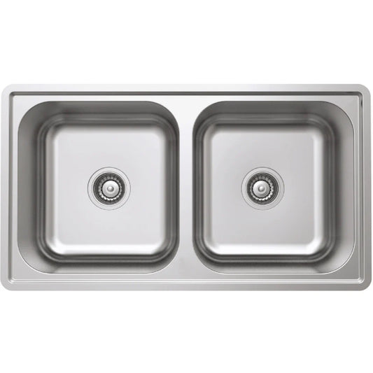Chậu Bếp Hafele HS20-SSN2R90M 567.20.493 Hai Hộc Inox 304