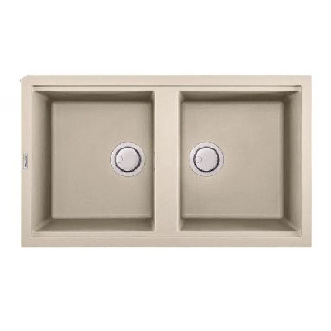 Chậu Đá Rửa Chén Malloca BIANCO G-45062 Hai Hộc