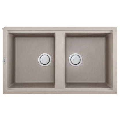 Chậu Đá Rửa Chén Malloca TORTORA G-45043 Hai Hộc