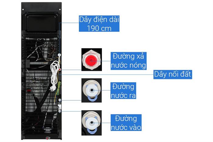 Máy lọc nước RO nóng lạnh và làm đá Toshiba TWP-IW2469SVN(K) 10 lõi