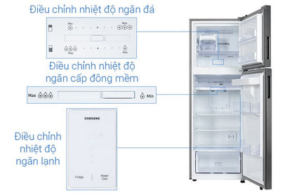 Tủ lạnh Samsung Inverter 345 lít RT35CG5544B1SV
