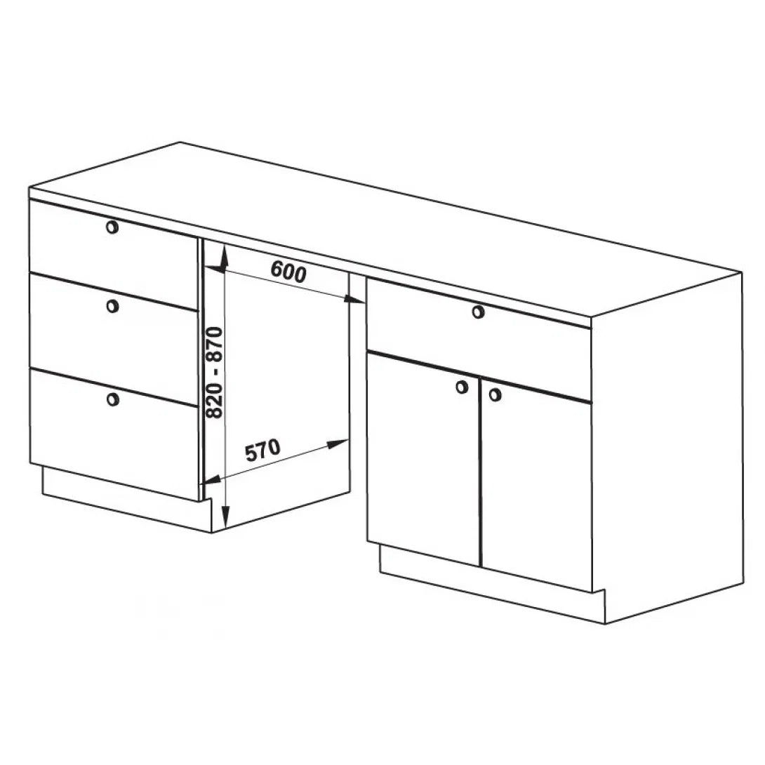 Máy Rửa Chén Âm Toàn Phần Hafele HDW-FI60D 533.23.320