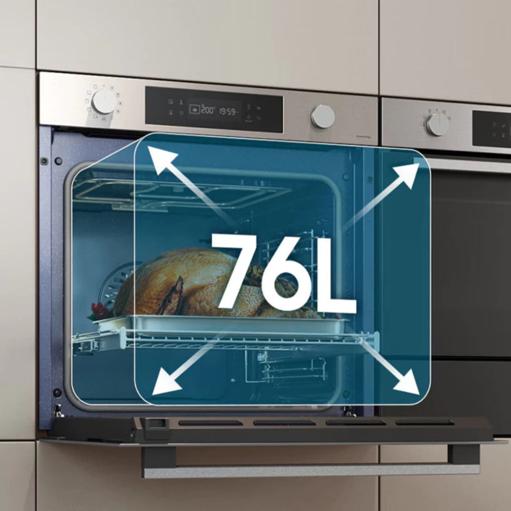 Lò Nướng SAMSUNG NV7B41201AS/SV Âm Tủ 76L Màu Đen