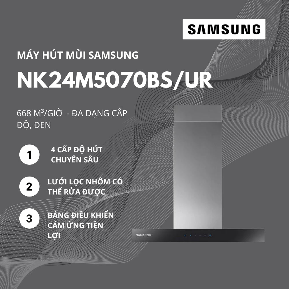 Máy Hút Mùi SAMSUNG NK24M5070BS/UR